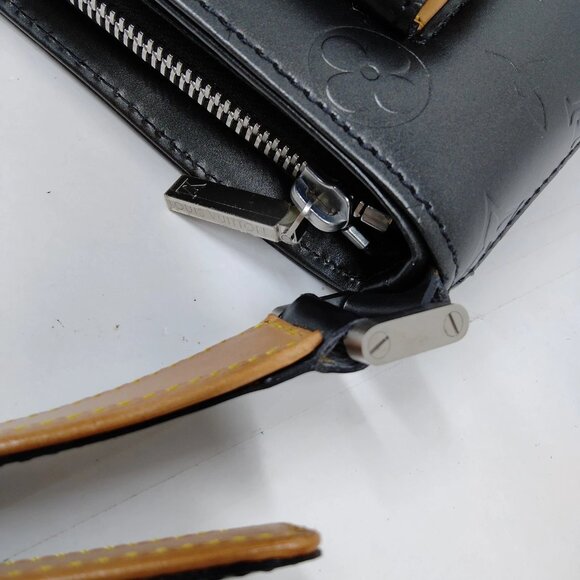 Authentic Louis Vuitton Alston Black Monogram Shoulder Bag mn660-121425 - Picture 8 of 16